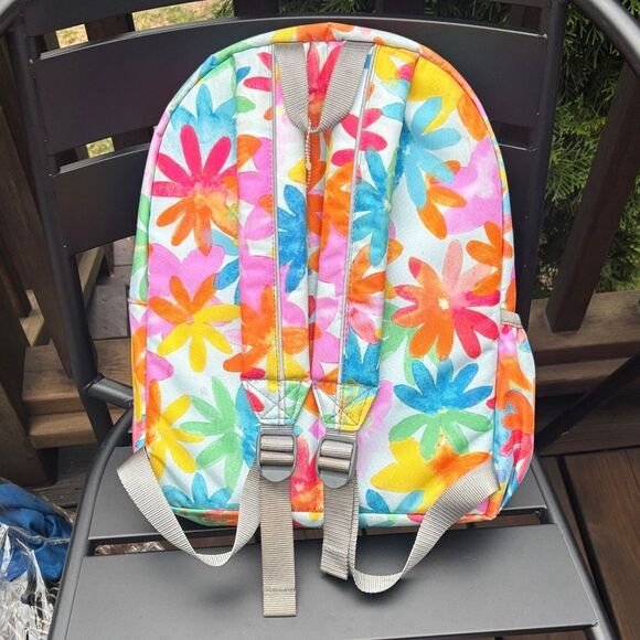L.L. Bean Kids' Colorful Floral Backpack - Picture 7 of 13